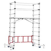 סולם אלומיניום פיגומים טלסקופיים